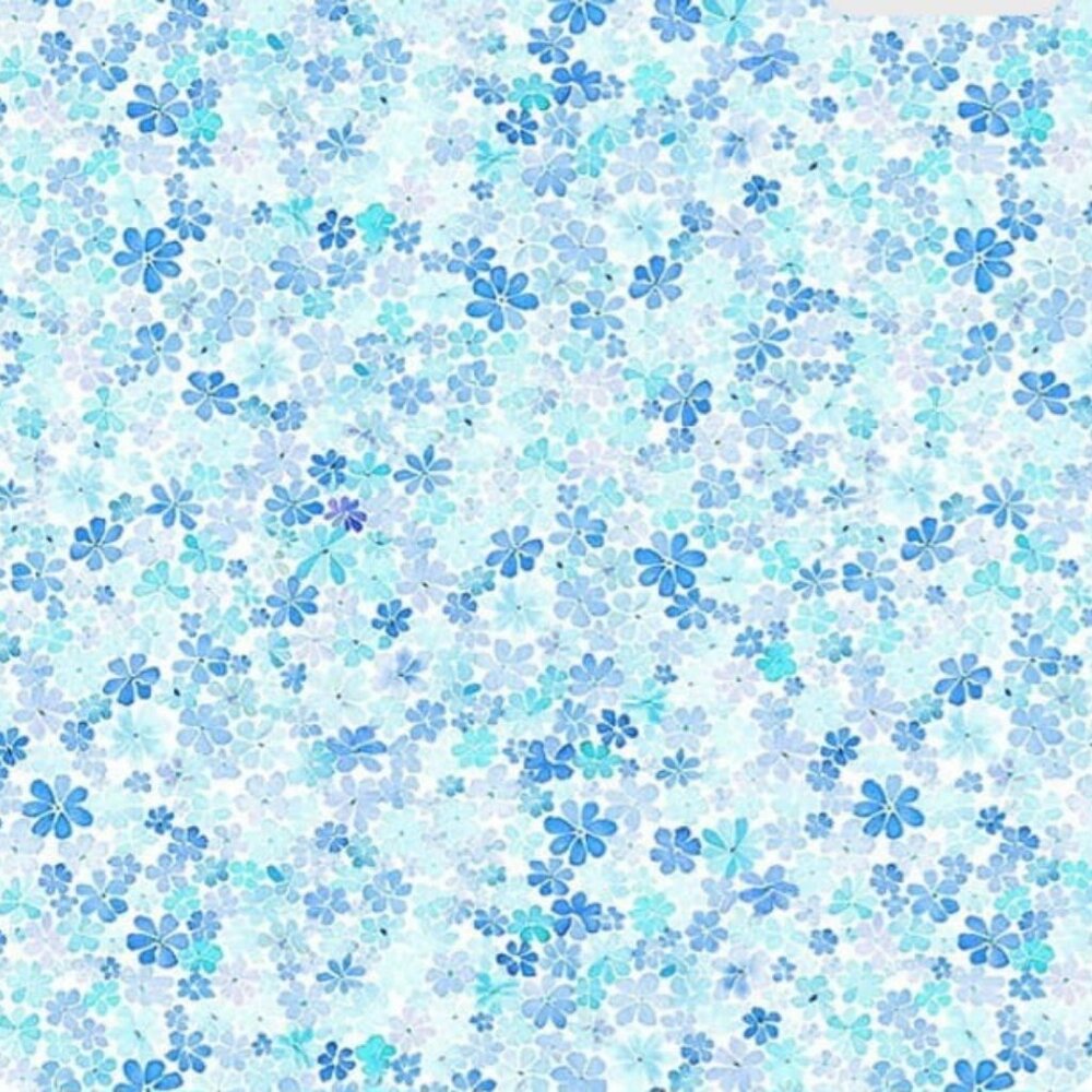 Watercolor Collection 100% Cotton Quilting Fabrics by the Yard - In The Beginnin